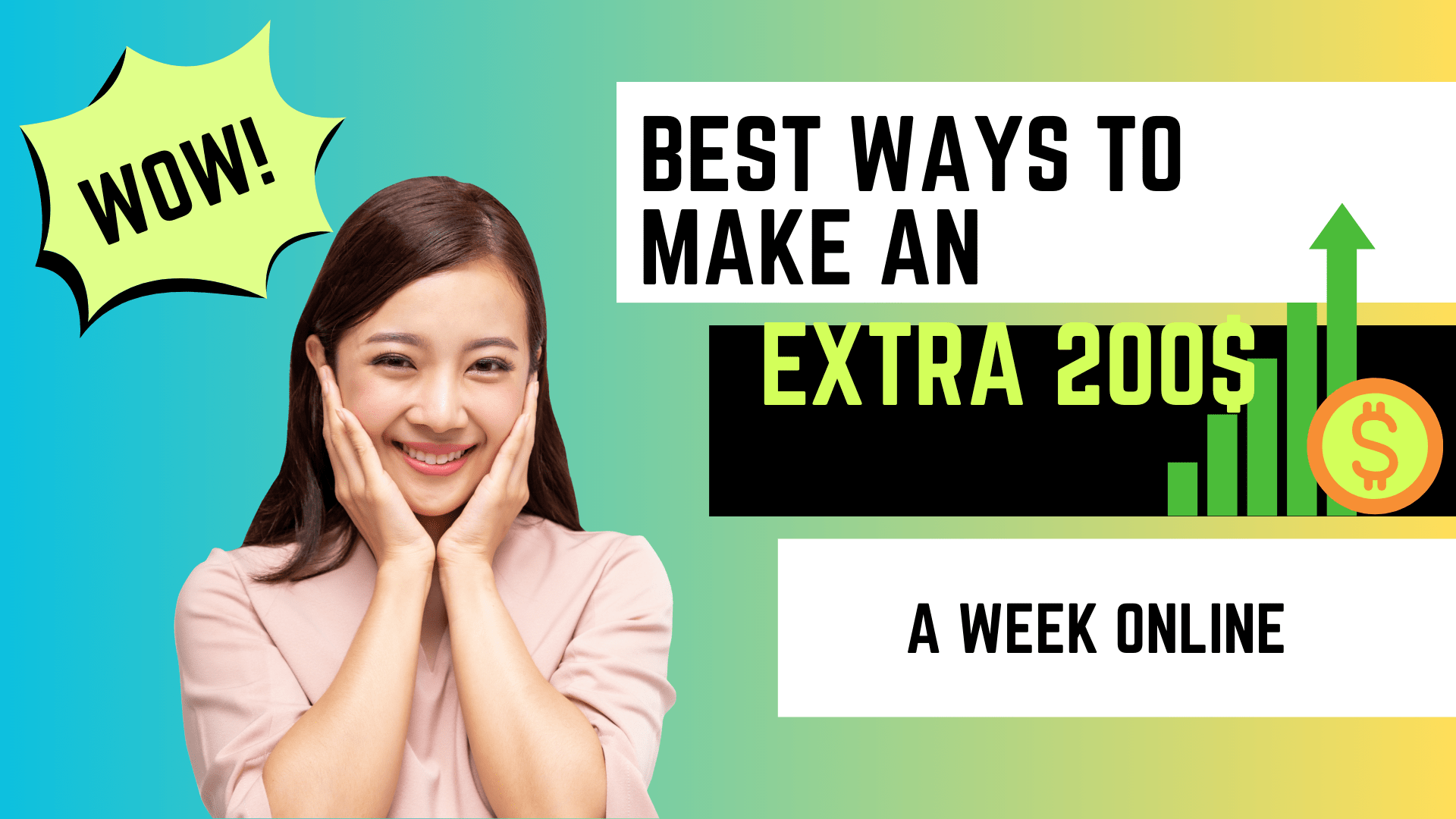 How to make an extra 200$ a week online